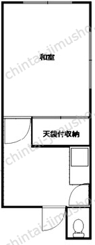 双葉荘2階の間取図
