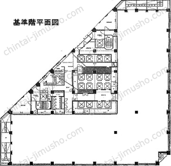 城山トラストタワー／Cozy Works KAMIYACHOの間取図