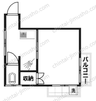 ドゥエルさかえ151階の間取図