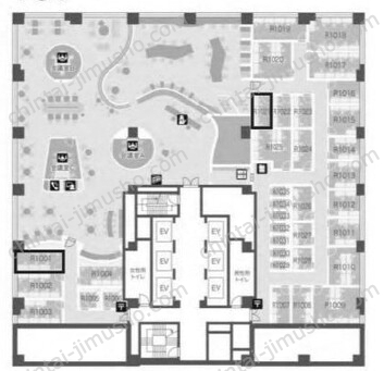 恵比寿ビジネスタワー／ビジネスエアポート恵比寿の間取図