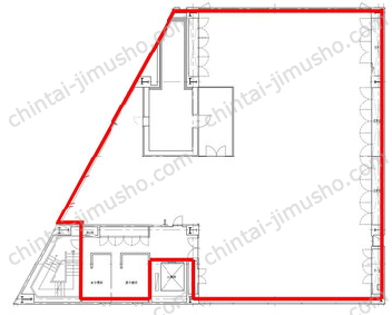 池上F62号倉庫／池上ビル／TERRADA BIZ STORAGE池上2階の間取図