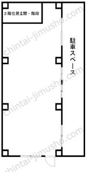 田丸ビル1階の間取図