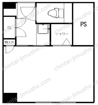 赤坂レジデンシャルホテル10階の間取図