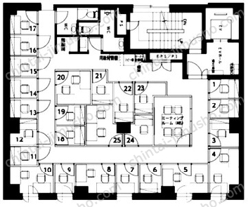 天美ビル／ハローオフィス御徒町Ⅱの間取図
