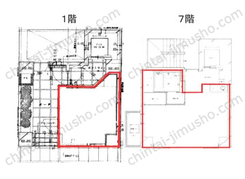 YK-12ビルの間取図