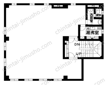 GFEビル2階の間取図