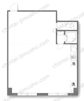 グランヒルズ西新宿1階の間取図