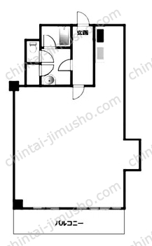 サクラピアビル6階の間取図
