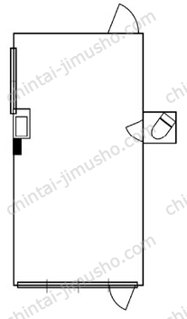 杉本ビル1階の間取図