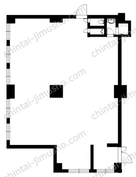 サンキビル4階の間取図