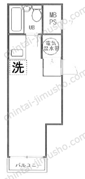トーカン新宿第2キャステールの間取図