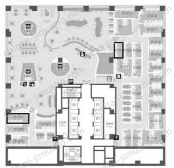 恵比寿ビジネスタワー／ビジネスエアポート恵比寿の間取図