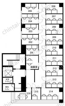 藤井第一ビルの間取図