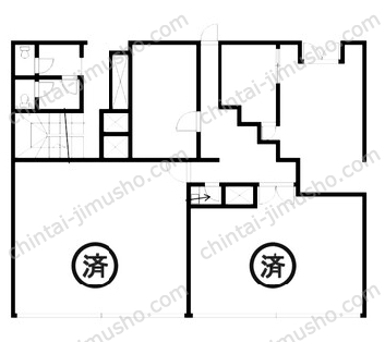新宿セントラルハイツプラザの間取図