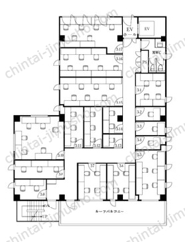 SOLACUBE横浜関内／MID POINT横浜関内の間取図