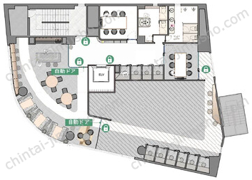 NOW／HERE新宿四谷の間取図