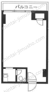 シャンブル15の間取図