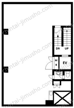 シモムラビルの間取図