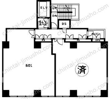 ELMINA錦糸町5階の間取図