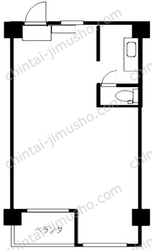 高輪中央マンションの間取図