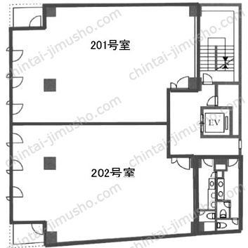 Aフロント田町ビルの間取図
