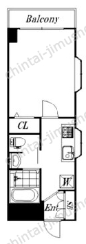 シャルム武蔵小山の間取図