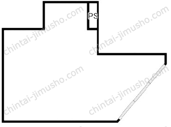 散田町3丁目テナントの間取図