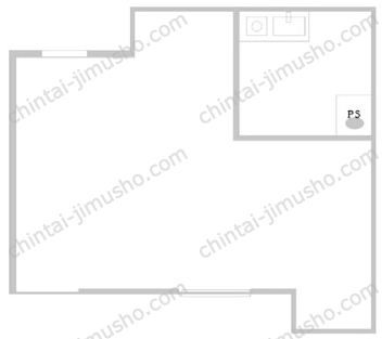 ノア芝大門1階の間取図
