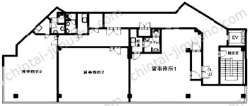 和幸ビル新館3階の間取図