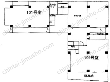 六本木福吉町ビルの間取図