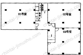 六本木福吉町ビルの間取図