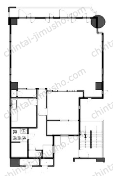第一東商ビル8階の間取図