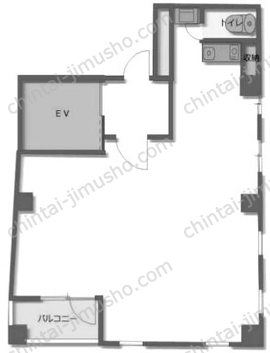 日本屋ビルの間取図