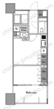 シティタワー銀座東の間取図