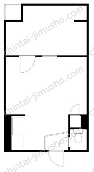 泰共フラットビルの間取図