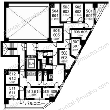 日興池袋ビルの間取図