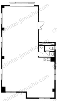 家村ビル2階の間取図