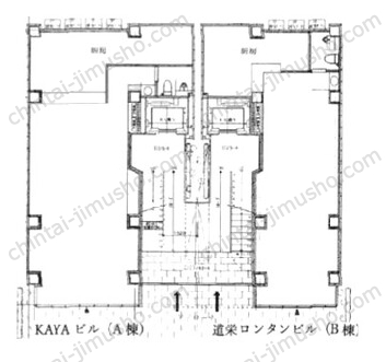 KAYAビル1階の間取図