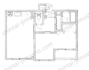 Maison deM HATSUDAI2階の間取図
