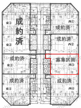 幕張テクノガーデン　B棟の間取図