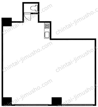 ミレニアムコート1階の間取図