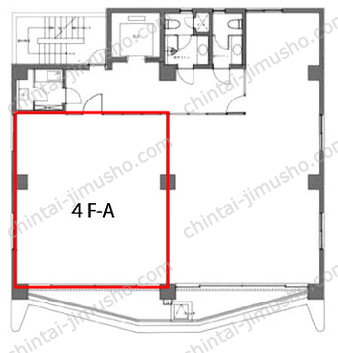 関内DOMONビル4階の間取図