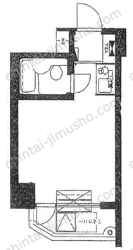 日興パレス三番町7階の間取図