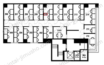 藤井第一ビルの間取図