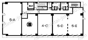 YAGI BLDG．の間取図