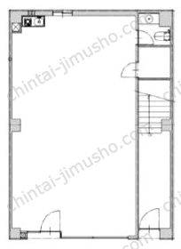 力丸ビル1階の間取図