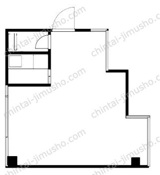 バロンビル2階の間取図
