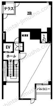 ウッドリバー2階の間取図