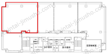 ヨコハマポートサイドビル3階の間取図