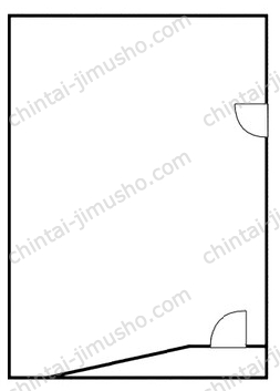 板橋ヴィレッジ1階の間取図